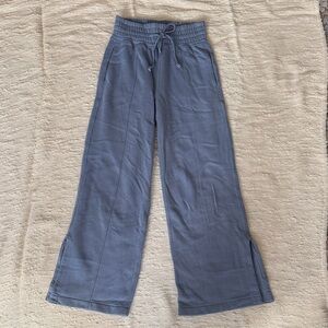 Abercrombie & Fitch Blue High Waisted Sweatpants